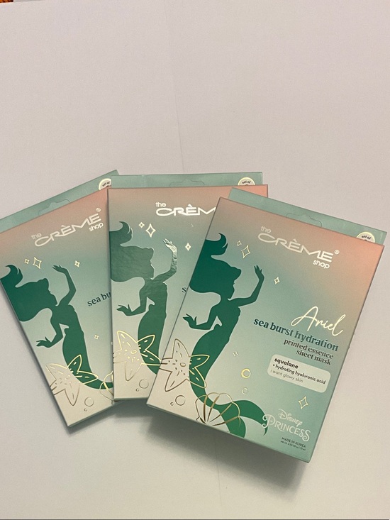 The Creme Shop Other - The Crème Shop Ariel Sea Burst Hydration Sheet Mask – Mint Green